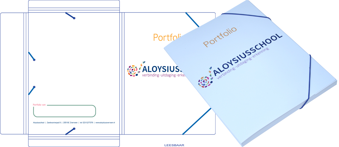 elasto-documentenmap van de Aloysiusschool in Overveen