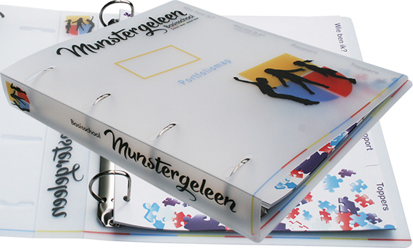 Nieuwe portfoliomap voor Basisschool Munstergeleen.