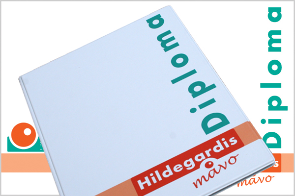 Showtas diplomamap voor de Hildegardis Mavo in Rottedam